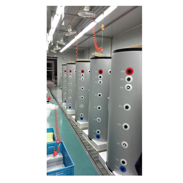 مخزن فشار آب فولادی ضد زنگ 100L برای کارخانه های آب خانگی 