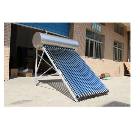 Flat Plate Solar Thermal Collector Panel with Selective Black Chrome Coating Absorber