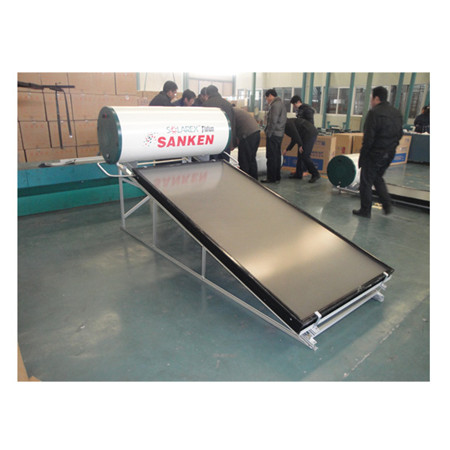 پروژه سیستم انرژی خورشیدی کارخانه واجد شرایط چین لوله های اصلی خلا V با انواع مختلف لوازم یدکی براکت مخزن آب بخاری